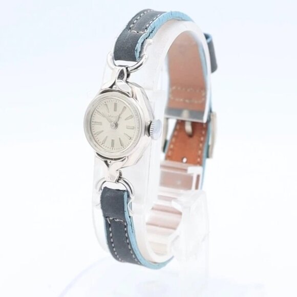 Vintage Wycoflex Cocktail Ladies Mechanical Wristwatch Steel & 10k White RGP main image 5